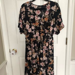 Maternity Faux Wrap Dress
